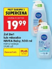 Żel 2w1 lub mleczko Nivea Baby