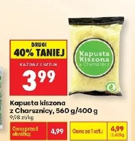 Kapusta kiszona z Charsznicy