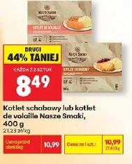 Kotlety schabowy lub kotlet de volaille Nasze Smaki
