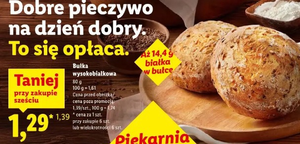 Bułka wysokobiałkowa