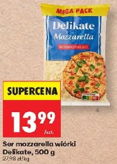 Ser mozzarella wiórki Delikate