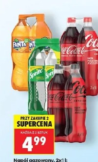 Coca-Cola, Coca-Cola Zero Cukru, Fanta, Sprite napój gazowany