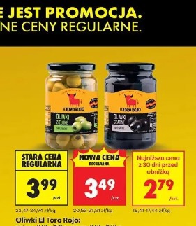 Oliwki El Toro Rojo: zielone, czarne