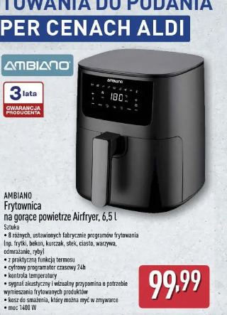Ambiano Frytownica na gorące powietrze Airfryer