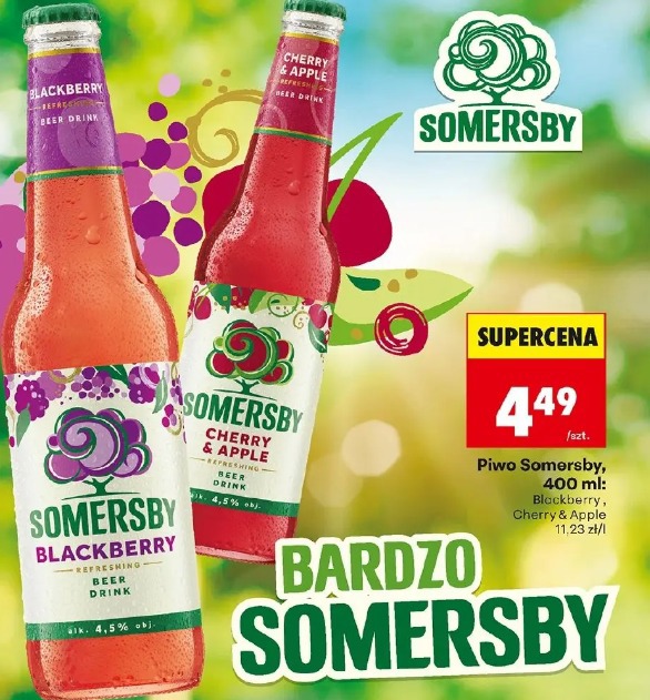 Somersby Blackberry, Cherry & Apple piwo