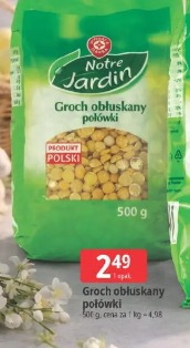 Groch obłuskany połówki Notre Jardin