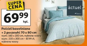 Pościel bawełniana + 2 poszewki 70 x 80 cm