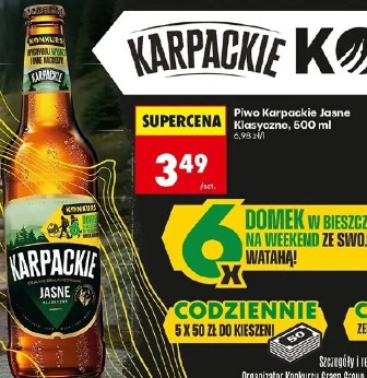 Karpackie Jasne Klasyczne piwo