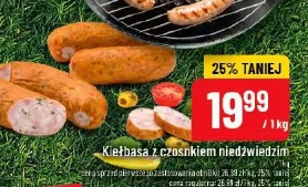 Kiełbasa z czosnkiem niedźwiedzim JBB Bałdyga