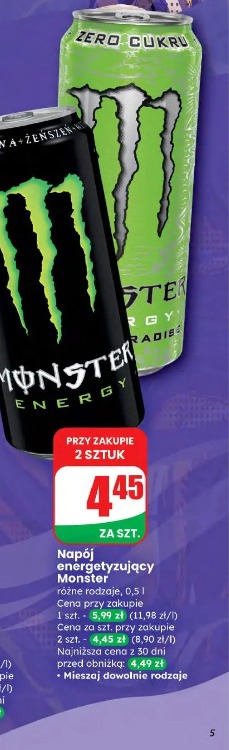 Napój energetyzujący Monster