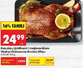 Kaczka z jabłkami i majerankiem Wolno Gotowane Kraina Mięs