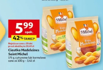 Ciastka Madeleines Saint Michel