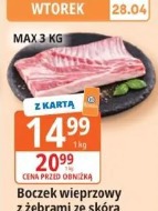 Boczek wieprzowy z żebrami ze skórą