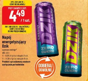 Napój energetyzujący Dzik