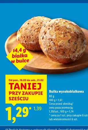 Bułka wysokobiałkowa