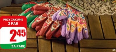 Rękawice ogrodowe wzorowane szorstkowane