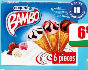 Lody rożek multipack Bambo