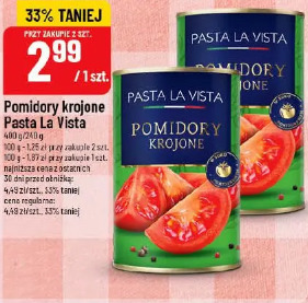 Pomidory krojone Pasta La Vista