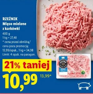 Rzeźnik Mięso mielone z karkówki