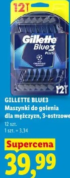 Gillette Blue3 Maszynki do golenia dla mężczyzn, 3-ostrzowe