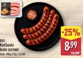 BBQ Kiełbaski białe surowe