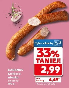 Kabanos Kiełbasa wiejska pieczona