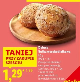 Deluxe Bułka wysokobiałkowa