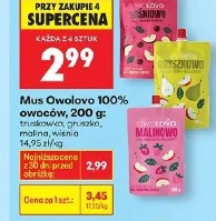 Mus Owolowo 100% owoców, 200 g
