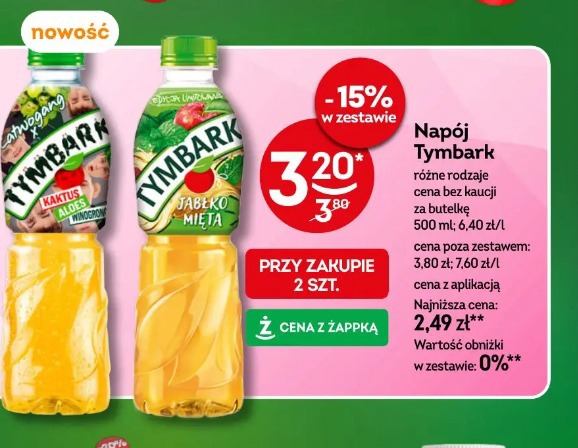 Tymbark jabłko mięta