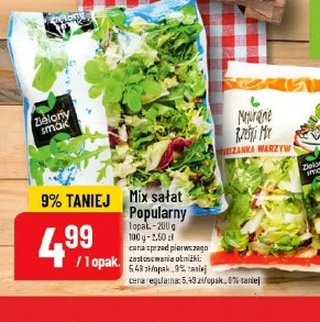 Mix sałat Popularny Zielony Smak