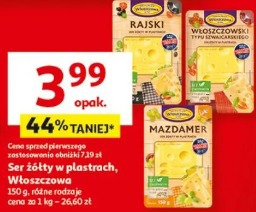 Ser żółty w plastrach, Włoszczowa