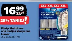 Filety śledziowe a’la matjas klasyczne Lisner