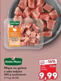 Stoisko Mięsne Mięso na gulasz z uda indyka