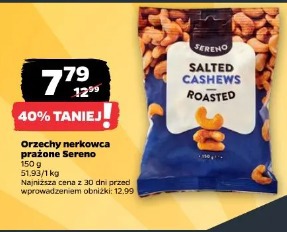 Orzechy nerkowca prażone Sereno