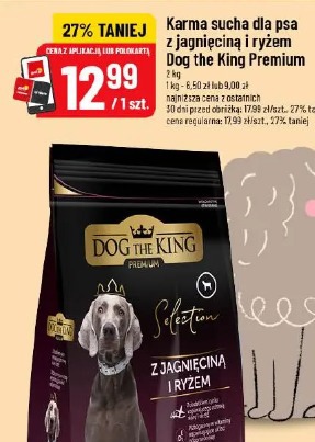 Karma sucha dla psa z jagnięciną i ryżem Dog the King Premium