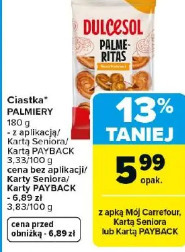 Ciastka PALMIERITAS DULCESOL