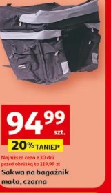 Sakwa na bagażnik mata, czarna