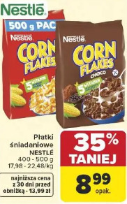 Płatki śniadaniowe NESTLÉ