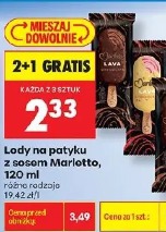Lody na patyku z sosem Marletto
