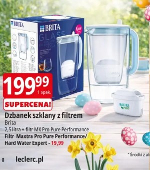 Dzbanek szklany z filtrem Brita