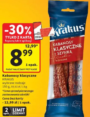Kabanosy klasyczne Krakus