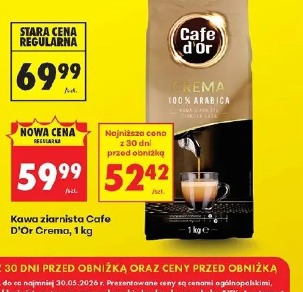 Kawa ziarnista Cafe D'Or Crema, 1 kg