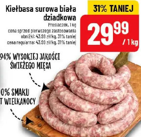 Kiełbasa surowa biała dziadkowa