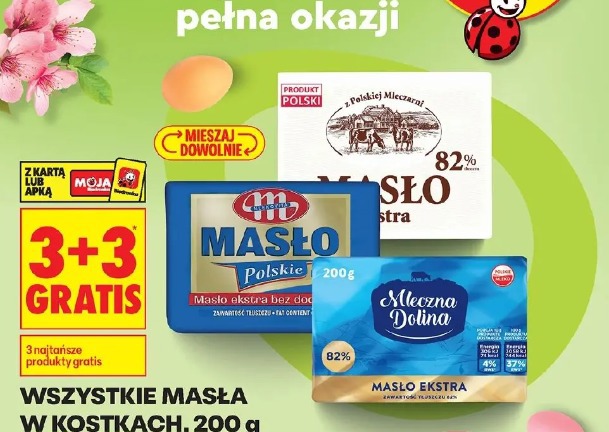 Wszystkie masła w kostkach