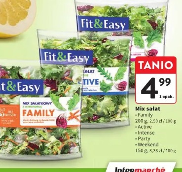 Mix sałat Fit & Easy Family, Active, Intense, Party, Weekend