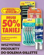 Wszystkie produkty do golenia Gillette