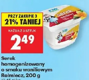 Serek homogenizowany o smaku waniliowym Rolmlecz