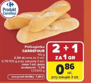 Półbagietka Carrefour