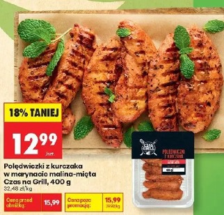 Polędwiczki z kurczaka w marynacie malina-mięta Czas na Grill