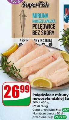 Polędwice z miruny nowozelandzkiej SuperFish